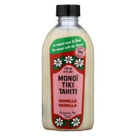 Monoi Tiare Tahiti Coconut Oil Vanilla - 4 Fl Oz