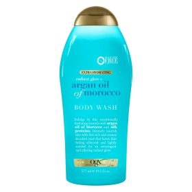 OGX Radiant Glow + Argan Oil of Morocco Extra Hydrating Body Wash, 19.5 Oz