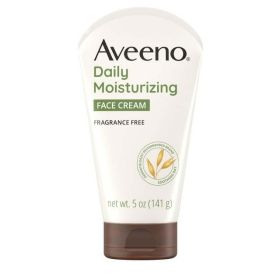 Aveeno Daily Moisturizing Face Cream for Dry Skin, Prebiotic Oat, 5 oz