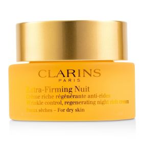 Clarins - Extra-Firming Nuit Wrinkle Control, Regenerating Night Rich Cream - For Dry Skin - 50ml/1.6oz StrawberryNet