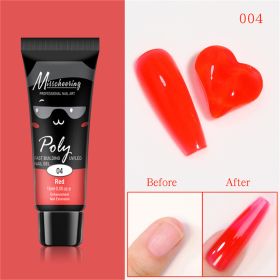 15ml a Piece Nail Crystal Fluorescent Extension Adhesive Without Paper Holder Painless Nail Extension Tool Phototherapy Nail Fluorescence Color Gel (Color: 004)